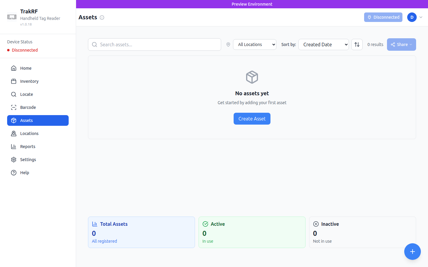 Assets desktop screenshot